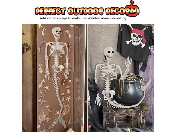 Crogift 38" Halloween Mermaid & Fish