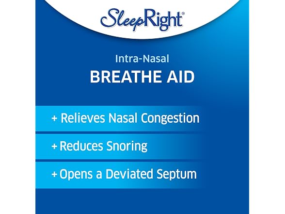 SleepRight Nasal Breathe Aid Comfortable Nasal