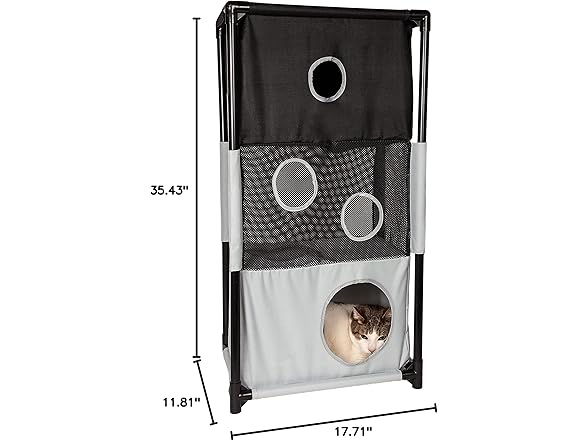 Pet Life ® Kitty-Square Travel House