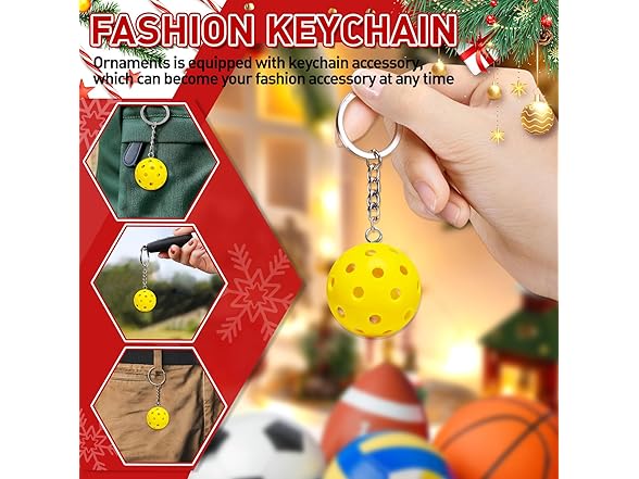 Pickleball Ornament for Christmas Tree