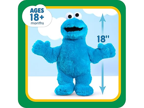 Sesame Street 18" Plush Cookie Monster