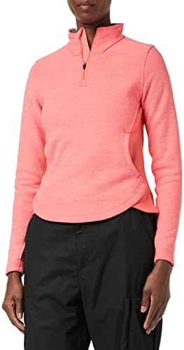 Spyder Women's Aspire Fleece Jacket, Tropic White Melange, Medium