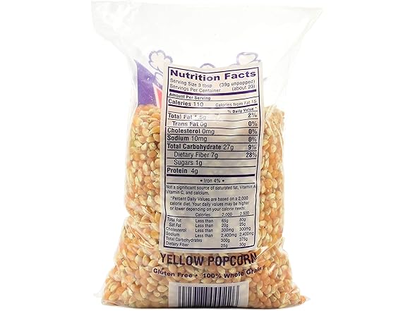 Snappy Yellow Popcorn 2lbs
