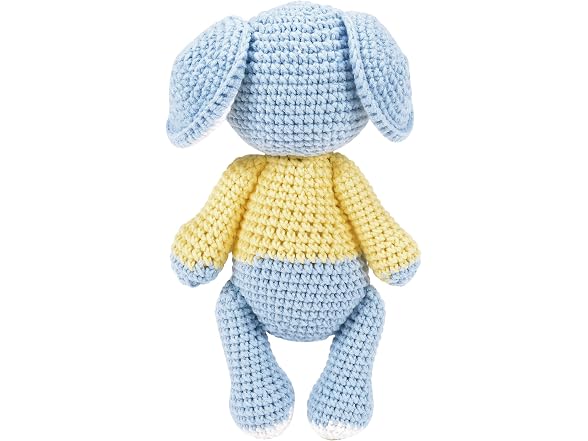 Enesco Woolie Noah the Elephant Handmade Crochet Animal Plush Toy