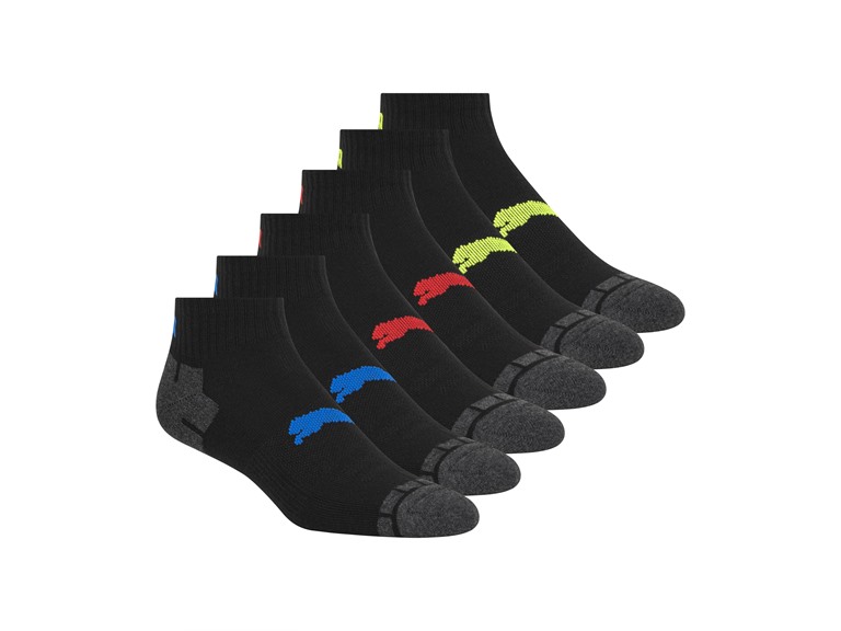 PUMA P600682 10-13 PUMA Men's 12-Pairs Quarter Crew Socks -