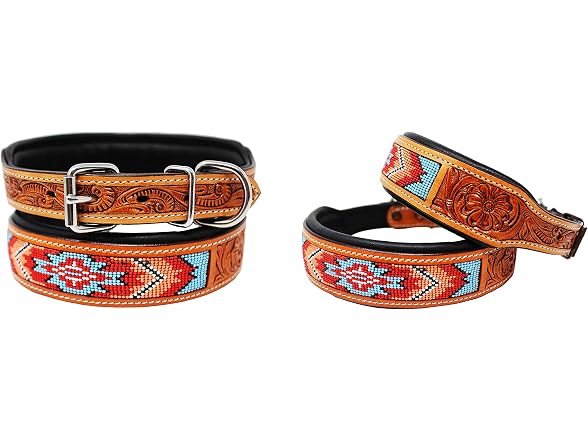 Large 21''- 25'' Rhinestone Dog Puppy Collar