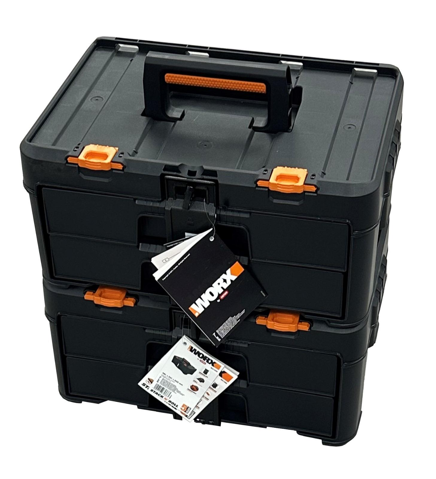Worx Stack N Roll 2 Drawers Toolbox Organizer-2PK - Gallery 6
