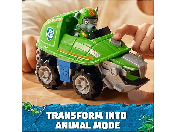 Jungle Pups, Rocky Snapping Turtle and Vehicle