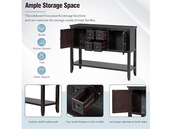 Cambridge Console Table, Espresso