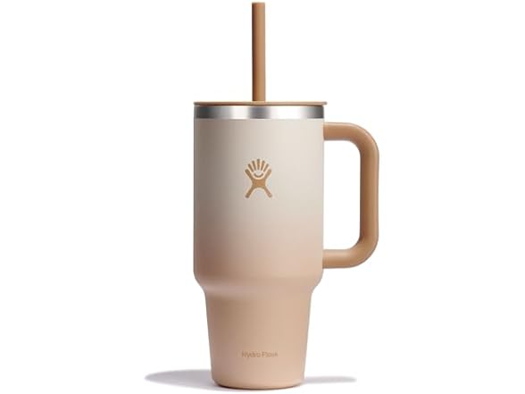 Hydro Flask Travel Tumbler, 32 Oz, Honey Ombre