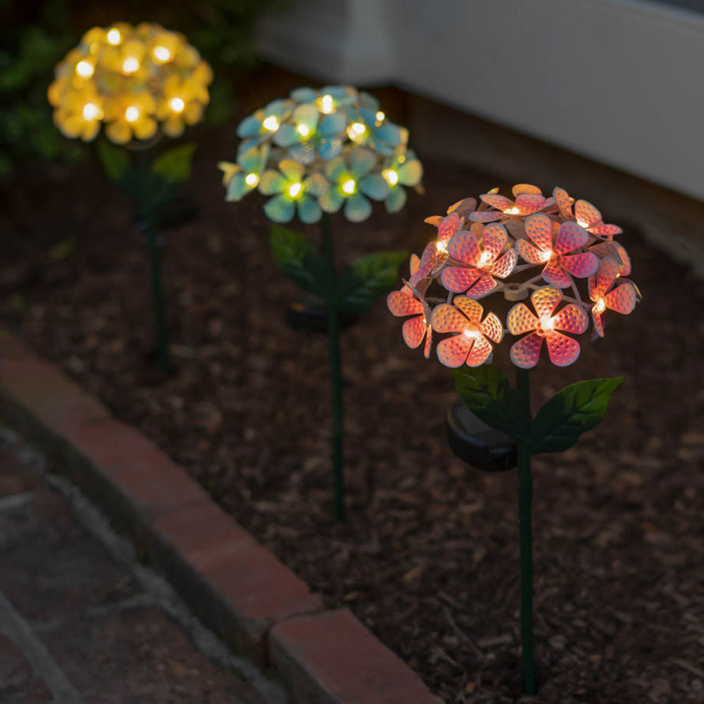 Touch of ECO Solar LED Metal Floralite - Gallery 22