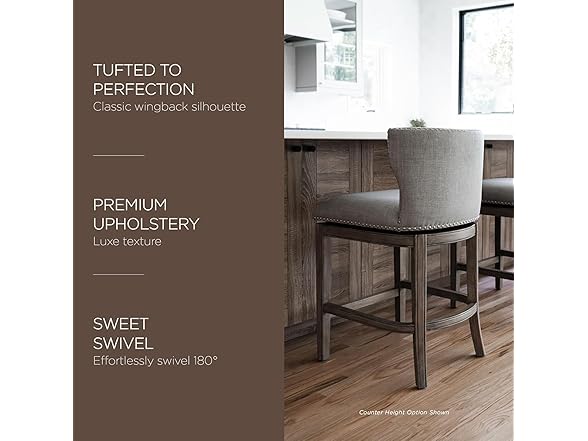 Maven Lane Hugo 31" Bar Height Barstool