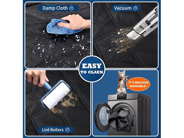 Waterproof Dog Car Seat Cover w/ Mesh