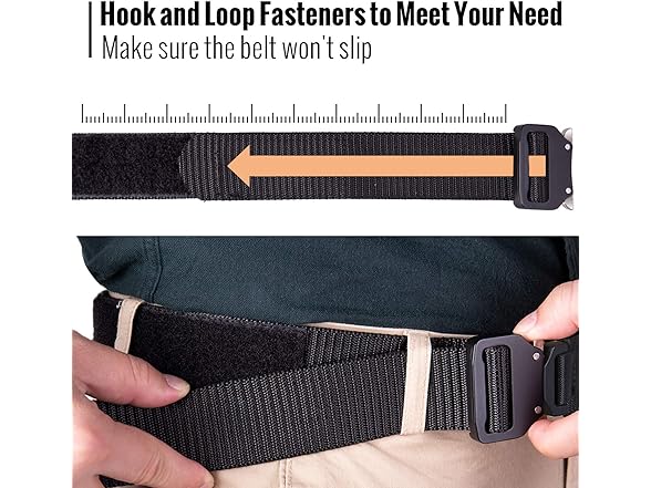 MOZETO Tactical Belts for Men 1.5" Nylon