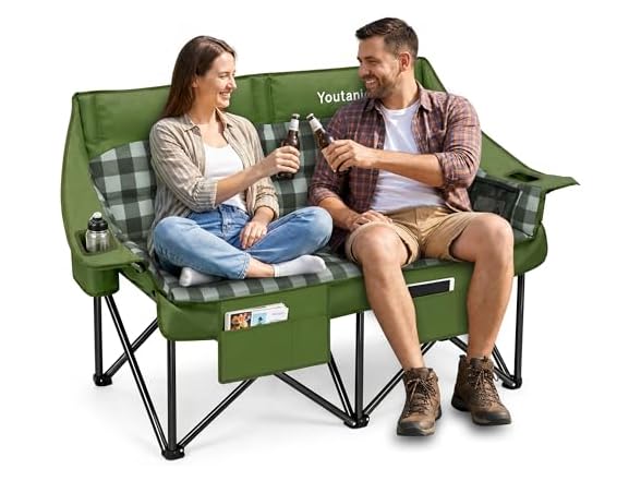 Youtanic Double Camping Chair 650lbs