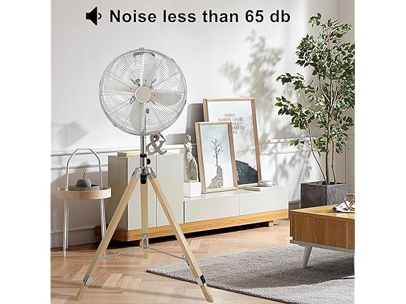 Simple Deluxe Retro Tripod Fan