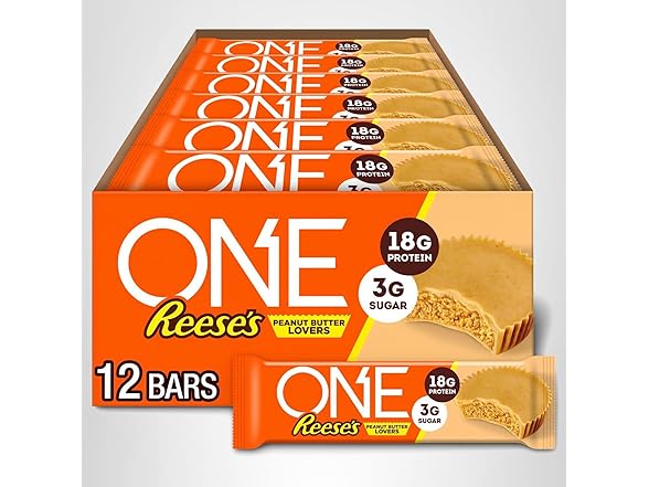 12Ct ONE Protein Bars, Reese's Peanut Butter Lovers