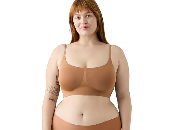 True & Co Women's (2XL) Soft Form Square-Neck Adju