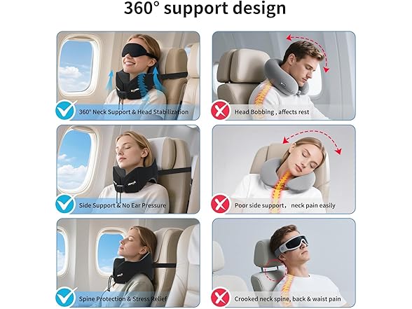 Doosmile Travel Neck Pillow