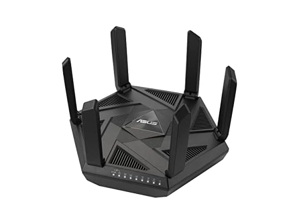 ASUS RT-AXE7800 Tri-Band WiFi 6E (802.11ax) Router, 6GHz Band, ASUS Safe Browsing, Upgraded Network Security, Instant Guard, Built-in VPN Features, Parental Controls, 2.5G Port, AiMesh Support (Open Box)