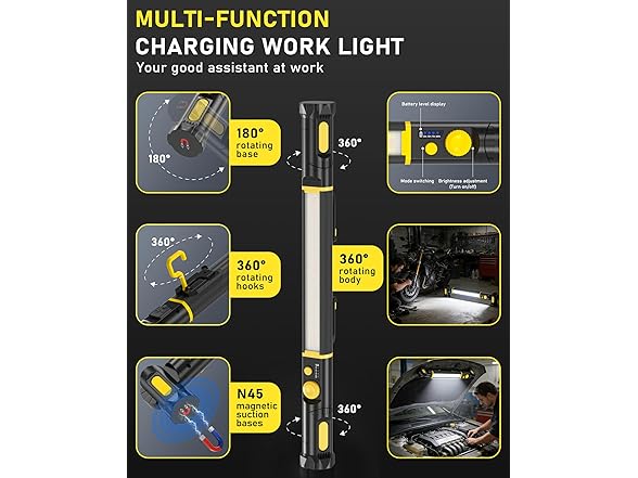 Hipplan Magnetic Work Light