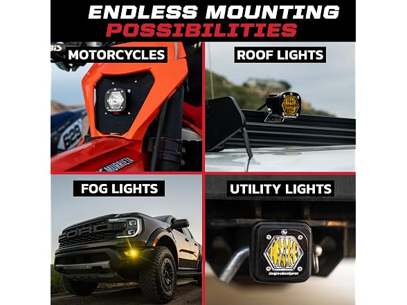 Baja Designs S1 Black LED Light Pod for