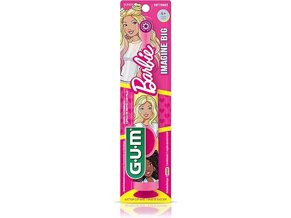 GUM Barbie Electric Toothbrush (4pk)
