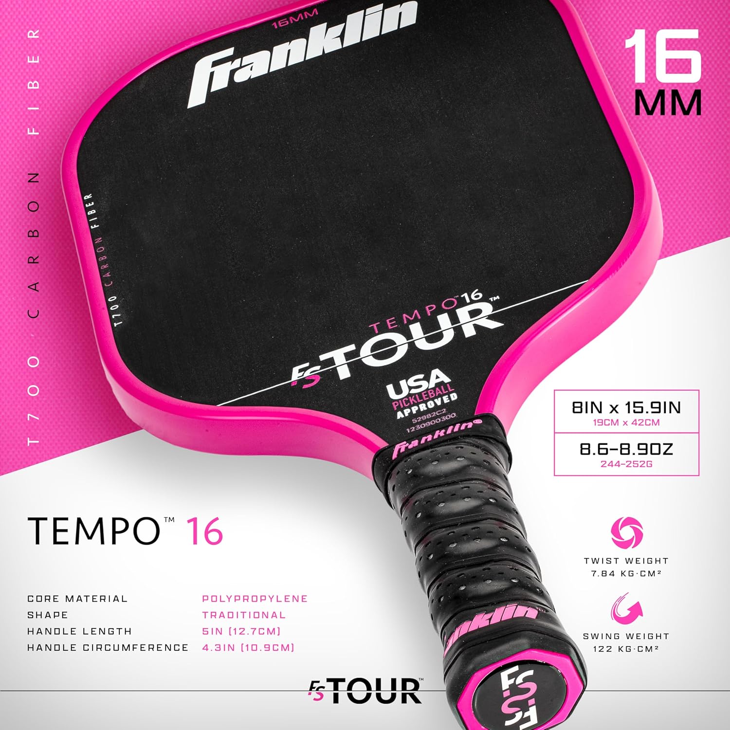 Franklin Sports Pro Pickleball Paddle (Open Box) - Gallery 12