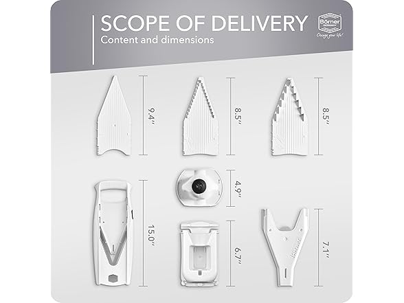 Mandoline Food Slicer Börner V5 (Profi Set) 