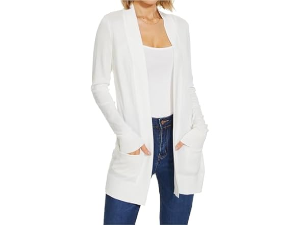 Spicy Sandia Womens Knit Cardigan Open Front Sweater (L)