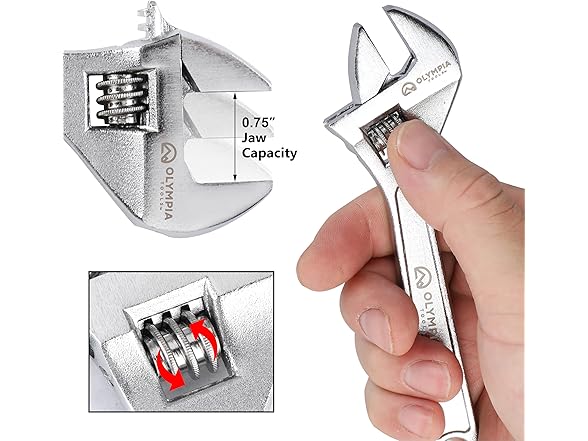 Olympia Tools 6" Adjustable Wrench