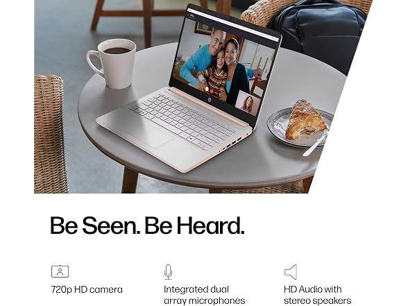 HP 14 Laptop Intel Celeron N4500 8GB Mem