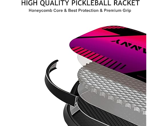 (4 Pack) OLANNY Graphite Pickleball Paddles Set