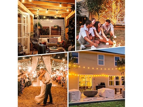 Bosceos 27FT ST38 Solar String Lights