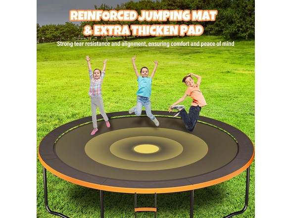 Kiivakii Trampoline 12FT Outdoor Trampoline