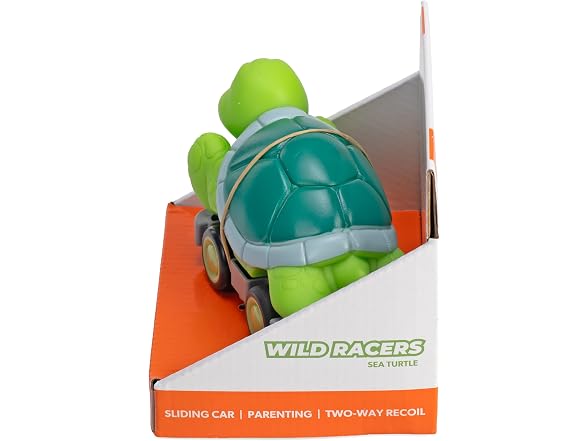 WILD REPUBLIC Wild Racers Sea Turtle Action Toy - 4.5"