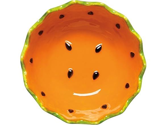 Jubilee Melon Pop Shaped 5oz Stoneware Bowls Set of 3