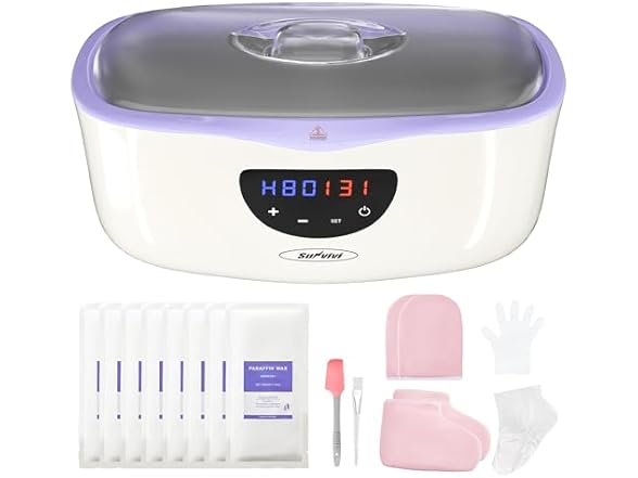 Sunvivipro Purple Paraffin Wax Warmer Kit
