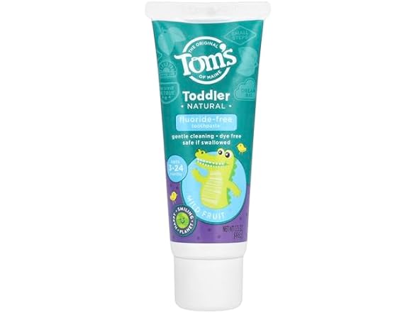 Tom's of Maine Fluoride-Free Toothpaste, Mild Fruit