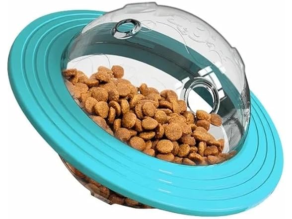 Durable Dog Toys Interactive Wobble Ball Food Feeder