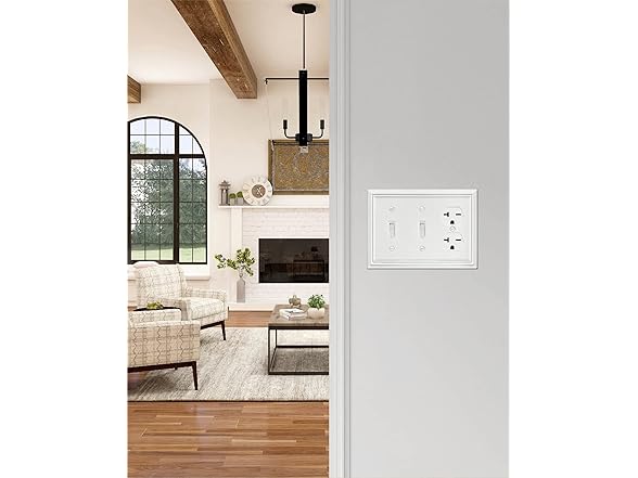 Metal Combination Wall Plate 4-Pack