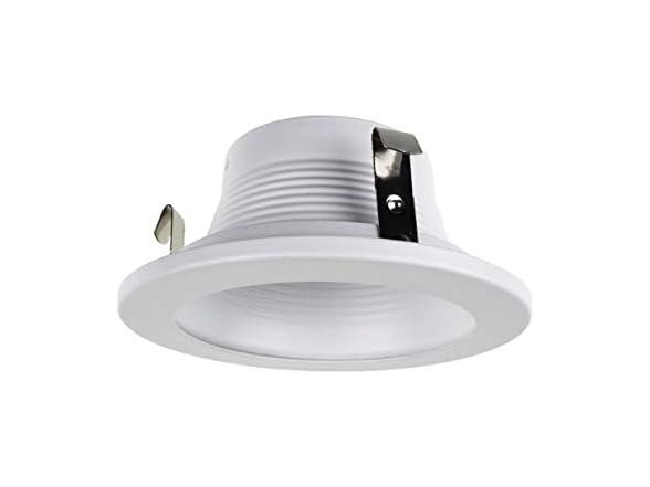NICOR Lighting 4 inch White Baffle Trim