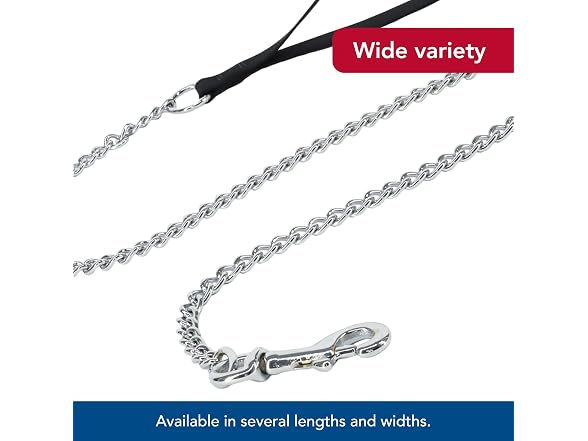 Coastal Pet Titan Chain Dog Leash with Comfo