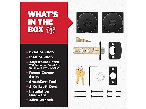 2Pk Or 3Pk Kwikset Entry Door Knob