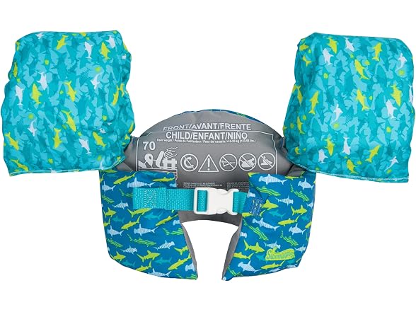SwimWays Moana Swim Trainer Vest, Blue