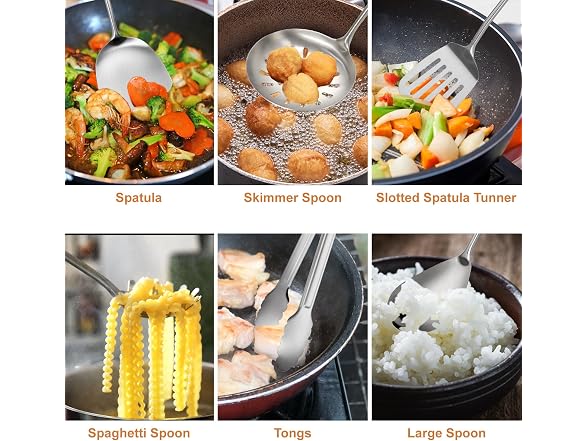 OARSE Stainless Steel Cooking Utensils
