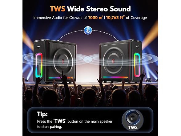 PPMIC Karaoke Machine 300W PA System - Gallery 3