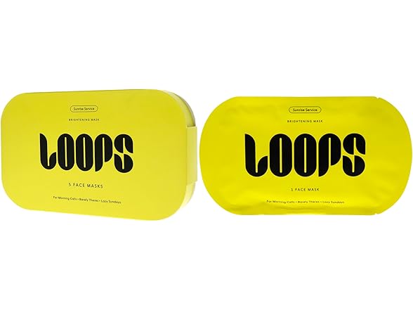 LOOPS SUNRISE SERVICE - Brightening Hydrogel Face Mask