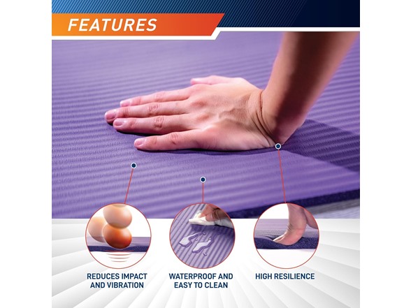 Circuit Fitness 12mm Exercise Yoga Mat