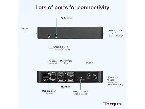 Targus USB C Docking Station Universal Dock